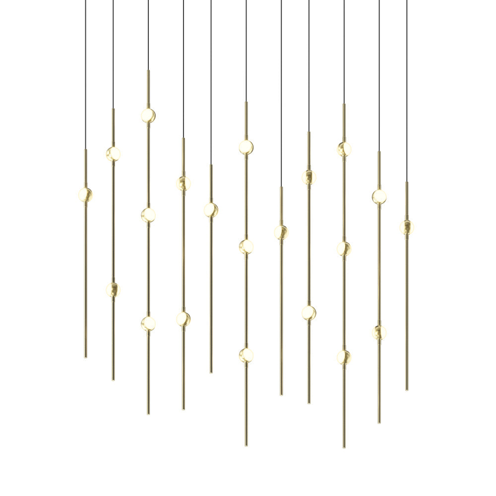 Aries 36" Rectangle LED Pendant (2700K) w/20' Cords