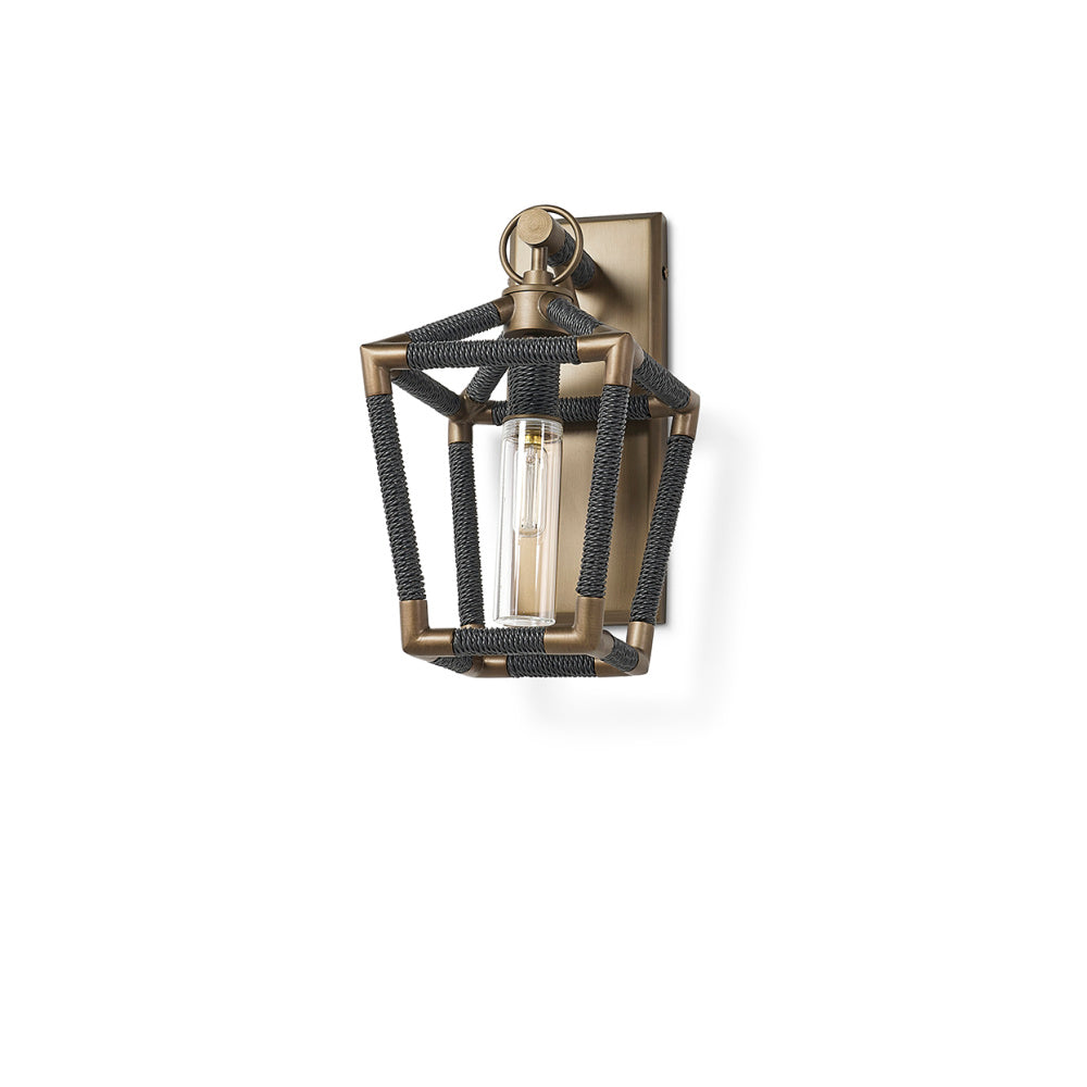 HOLLISTER OUTDOOR SCONCE SMALL BLACK