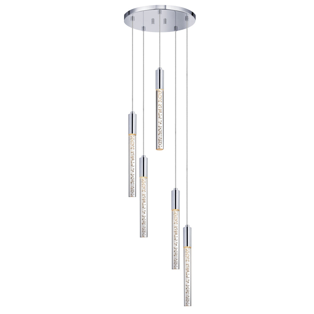 5-Light LED Round Pendant