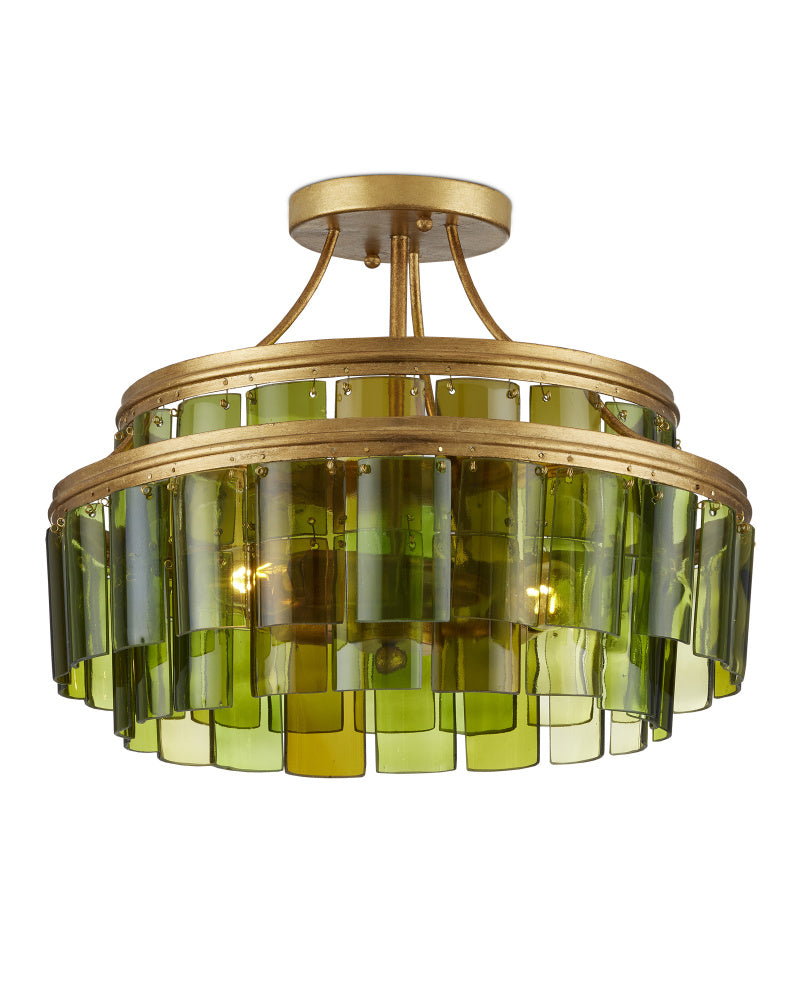 Vintner Green Semi-Flush Mount