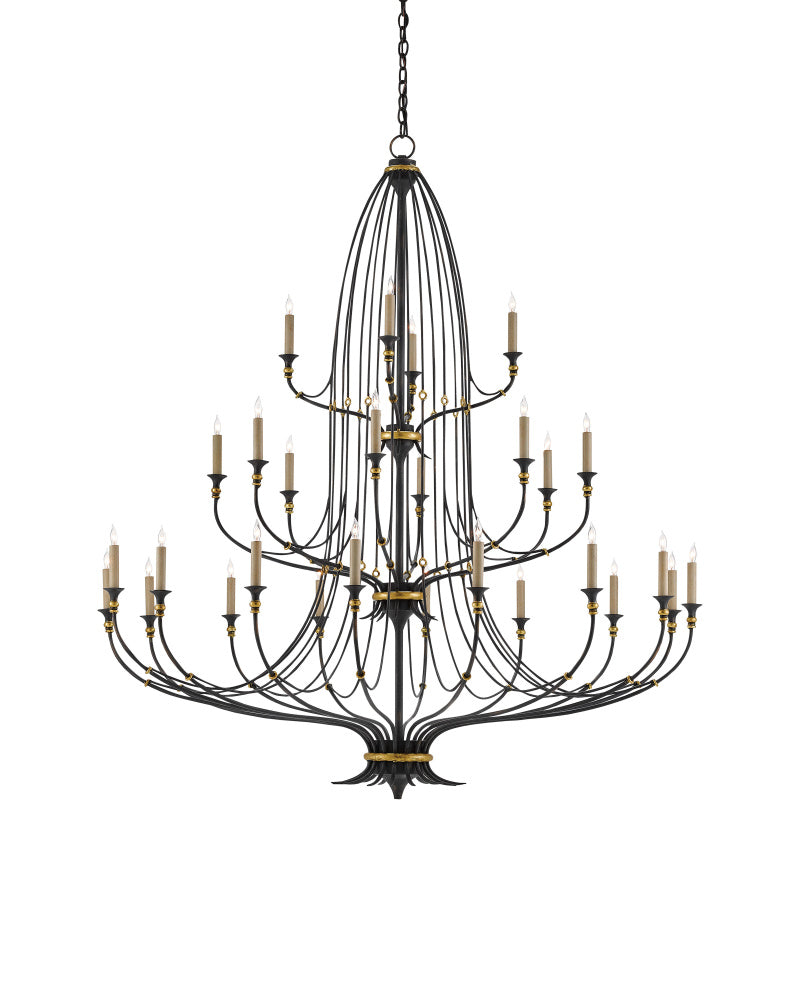 Folgate Grande Black Chandelier