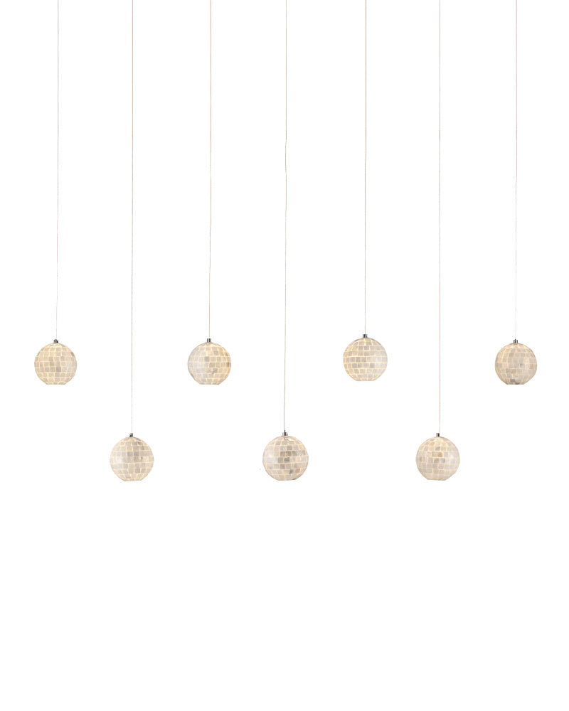 Finhorn 7-Light Linear Multi-Drop Pendant