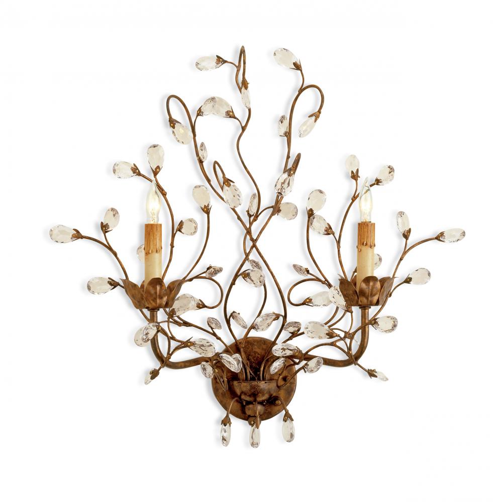 Crystal Bud Wall Sconce