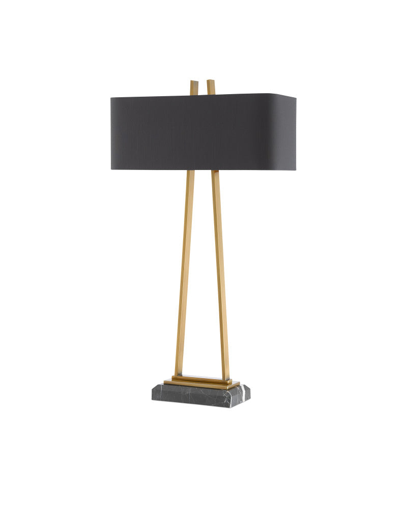 Adorn Large Brass Table Lamp