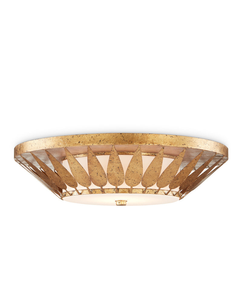 Floris Gold Flush Mount