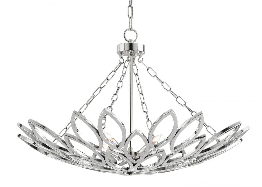 Allemande Nickel Chandelier