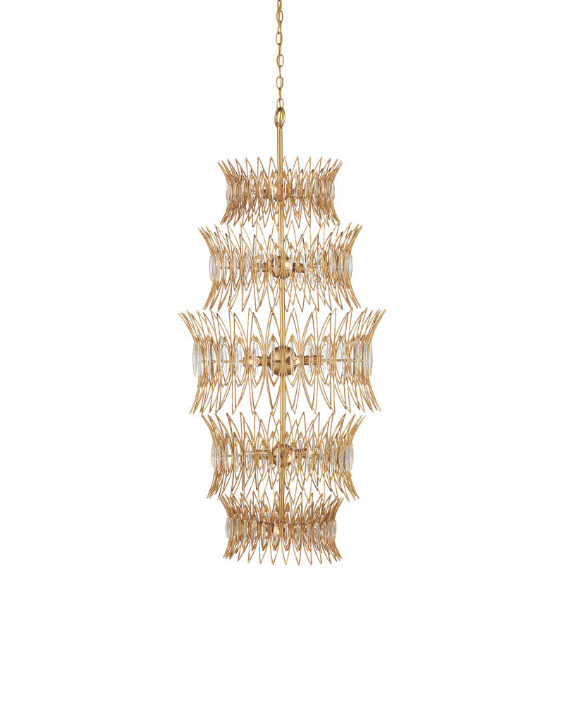 Marquise Large Gold Chandelier