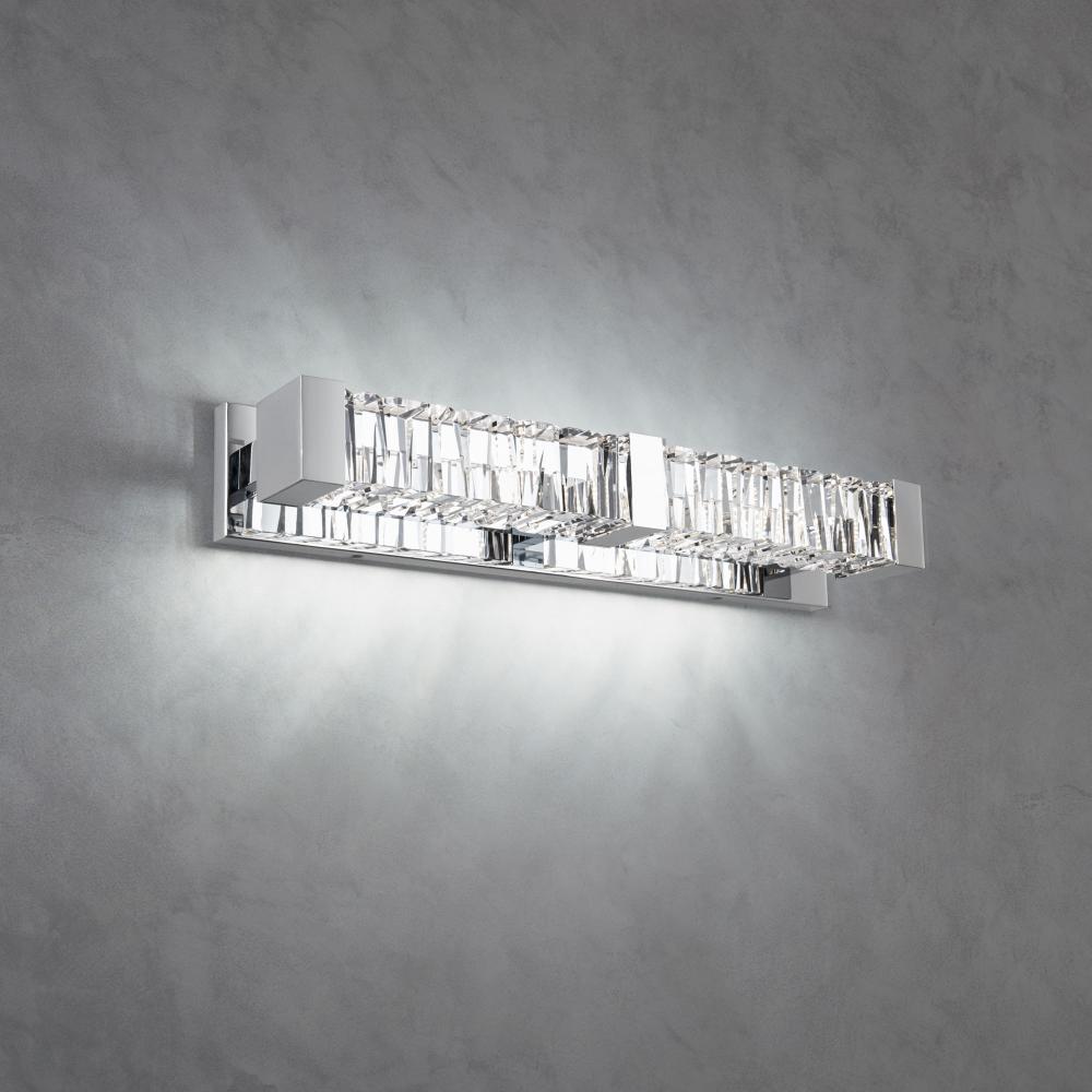 Guild 26in LED 3000K/3500K/4000K 120V-277V Bath Vanity & Wall Light in Black