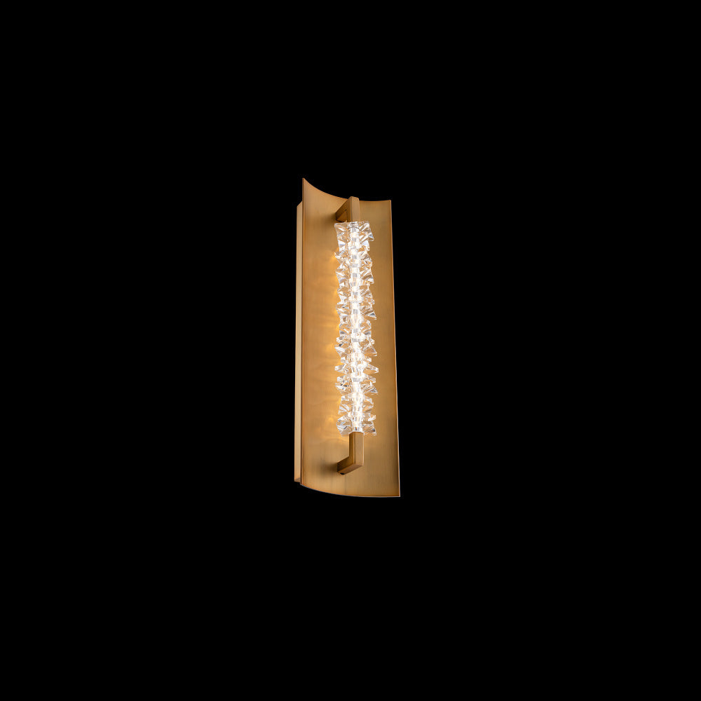 Bergy 18IN LED 3000K/3500K/4000K/5000K Bath Vanity & Wall Light in Aged Brass