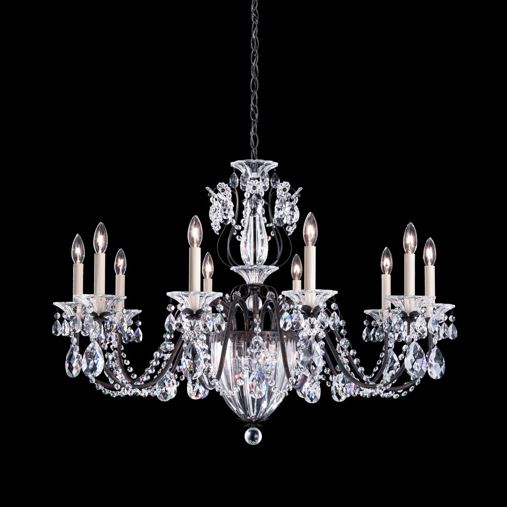 Bagatelle 13 Light 120V Chandelier in Etruscan Gold with Clear Radiance Crystal