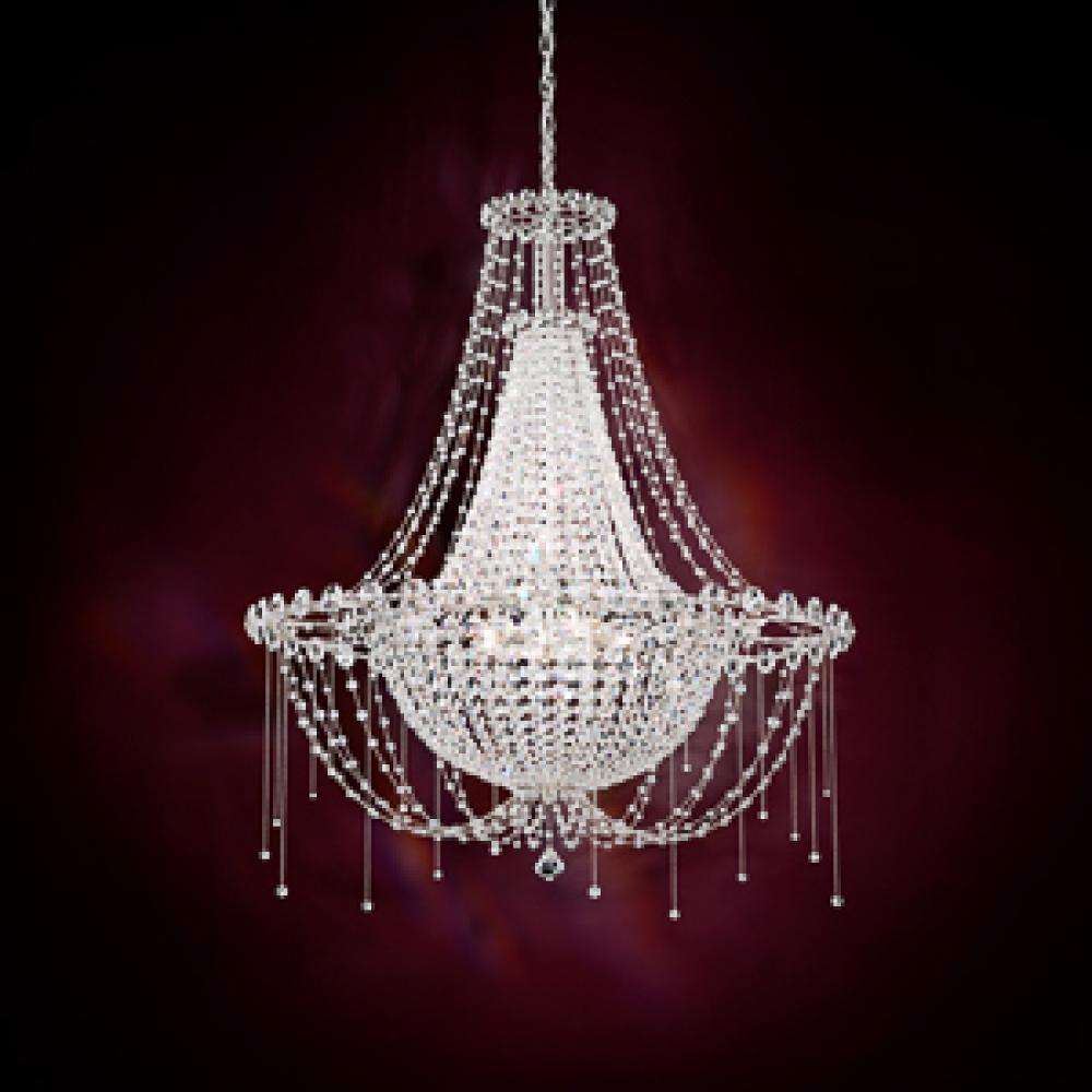 Chrysalita 8 Light 110V Chandelier in Stainless Steel