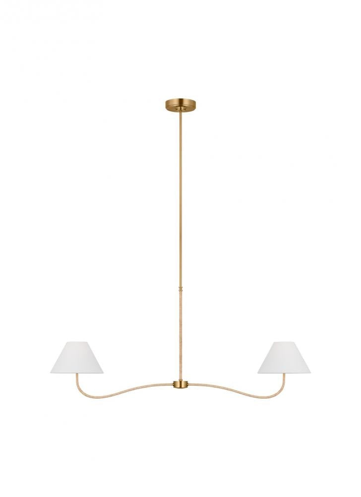 Large Linear Chandelier