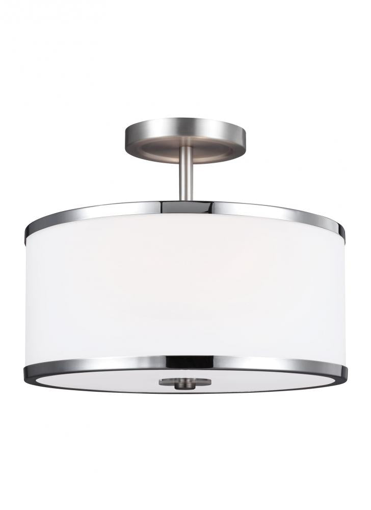 Semi-Flush Mts.-Generation Lighting-SF335SN/CH