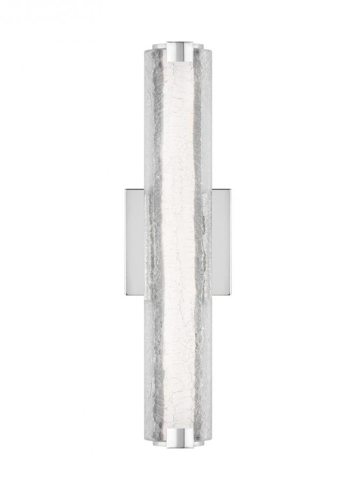 Cutler 18" Crack Glass LED Sconce