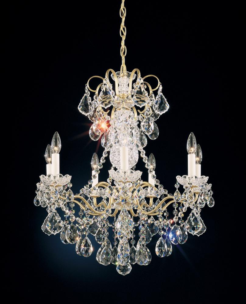 New Orleans 7 Light 120V Chandelier in Etruscan Gold with Clear Radiance Crystal