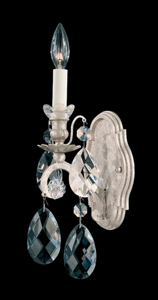 Renaissance 1 Light 120V Wall Sconce in French Gold with Clear Heritage Handcut Crystal