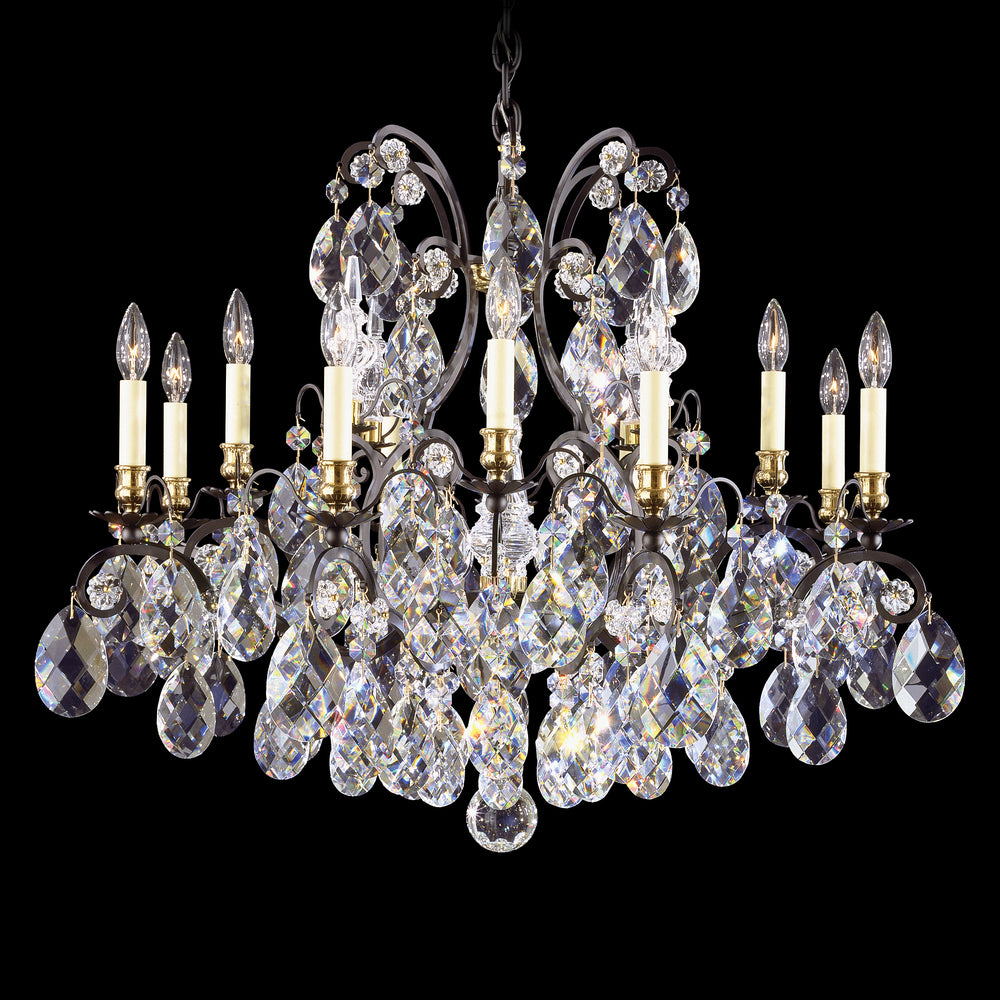 Renaissance 13 Light 120V Chandelier in French Gold with Clear Heritage Handcut Crystal