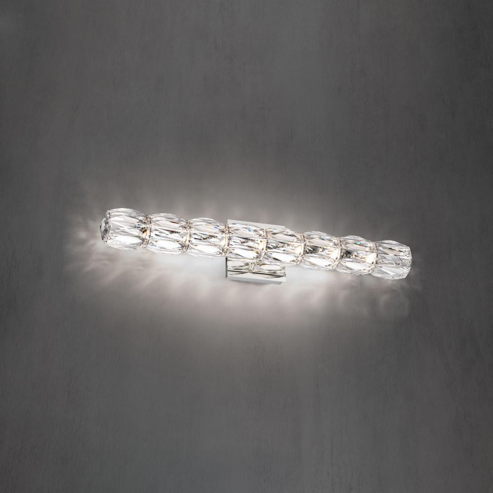 Verve 25in LED 3000K/3500K/4000K 120V-277V Bath Vanity & Wall Light in Polished Stainless Steel