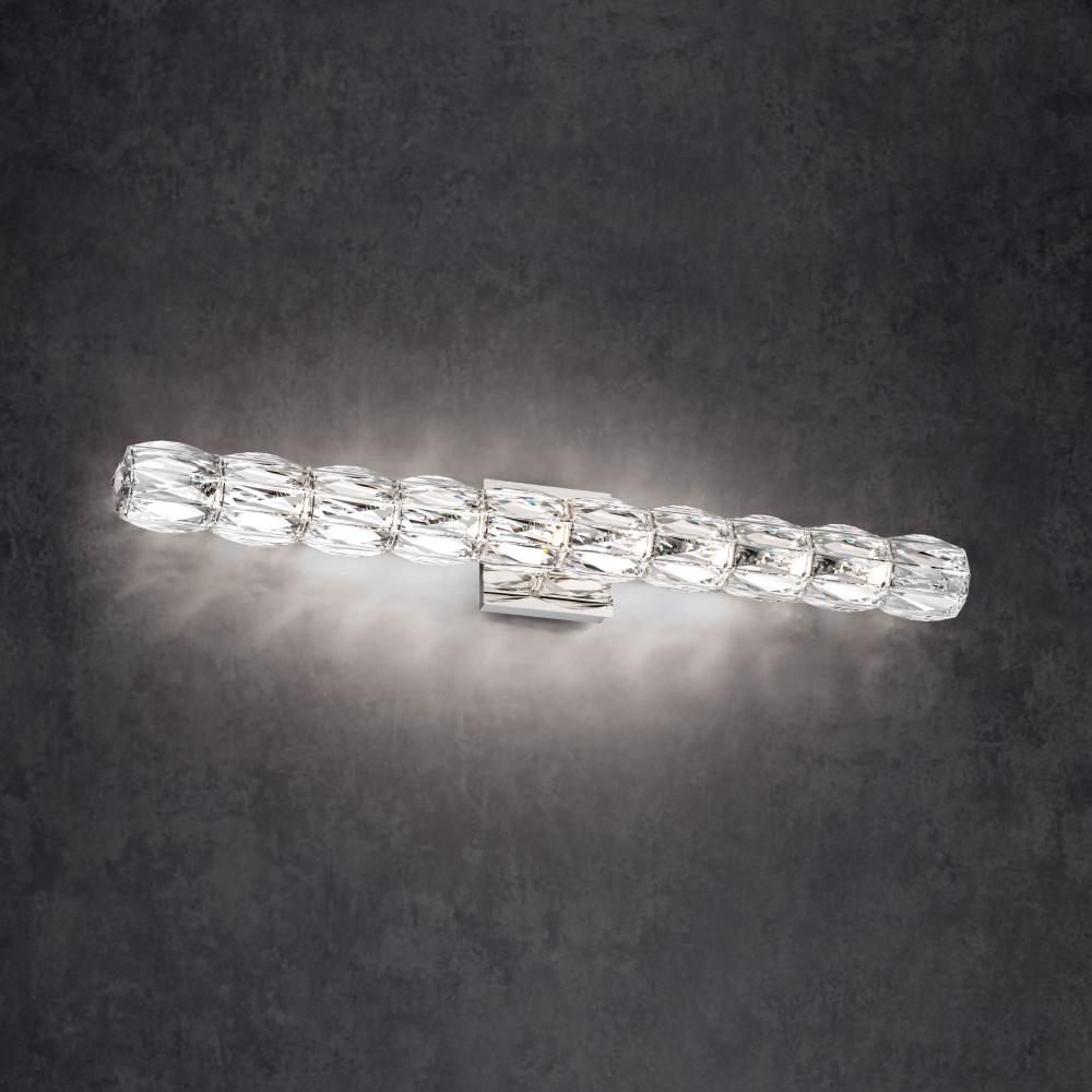Verve 31in LED 3000K/3500K/4000K 120V-277V Bath Vanity & Wall Light in Polished Stainless Steel
