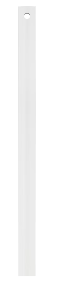 Universal downrod Matte white 12" DR12RZW