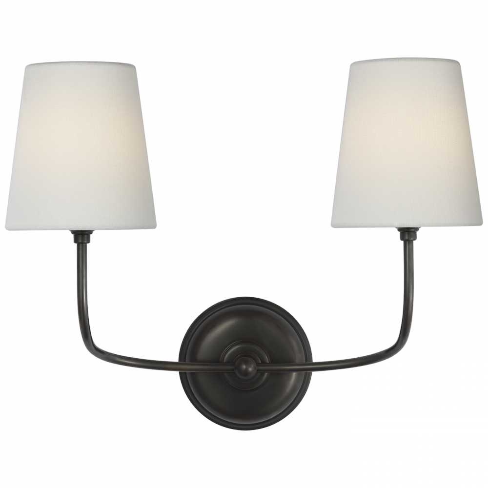 Vendome 16" Cordless Double Sconce