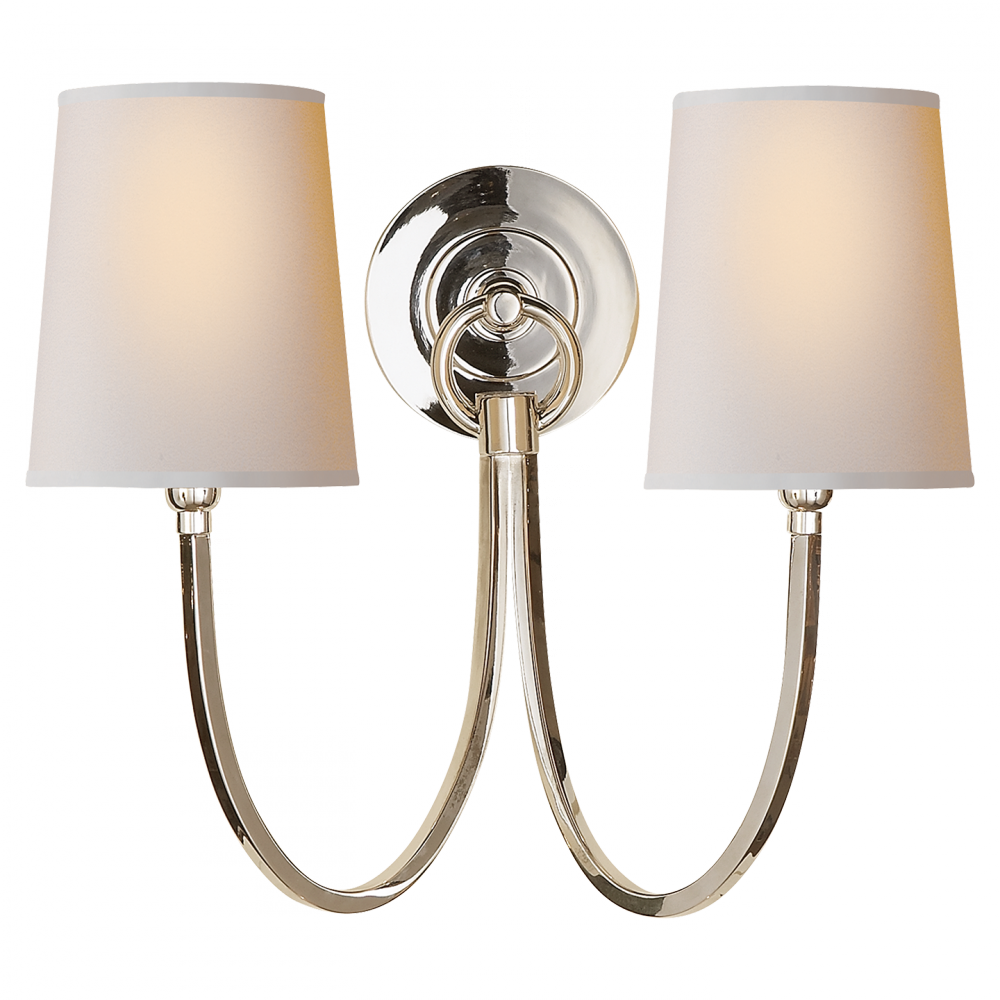 Reed Double Sconce