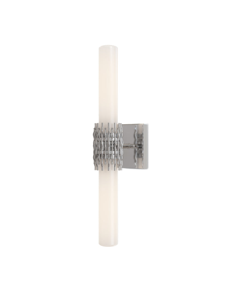Brietta Nickel Bath Wall Sconce