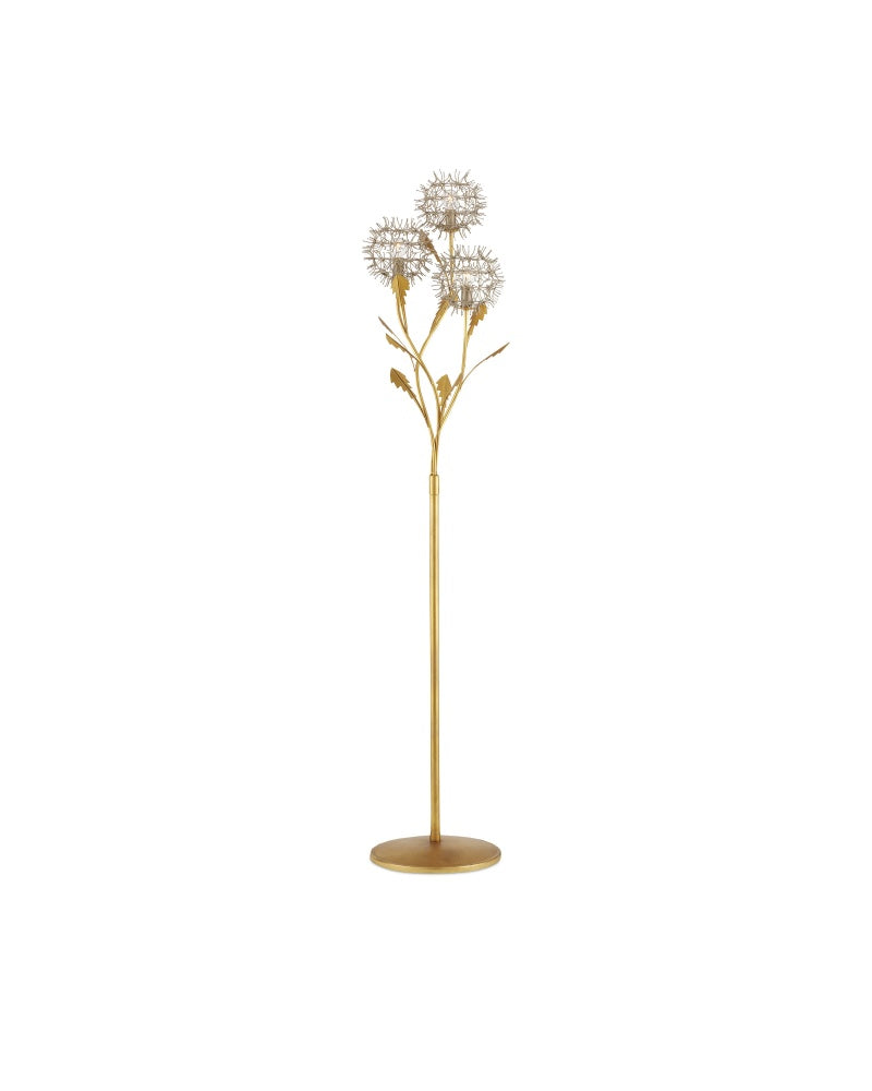 Dandelion Silver & Gold Floor Lamp