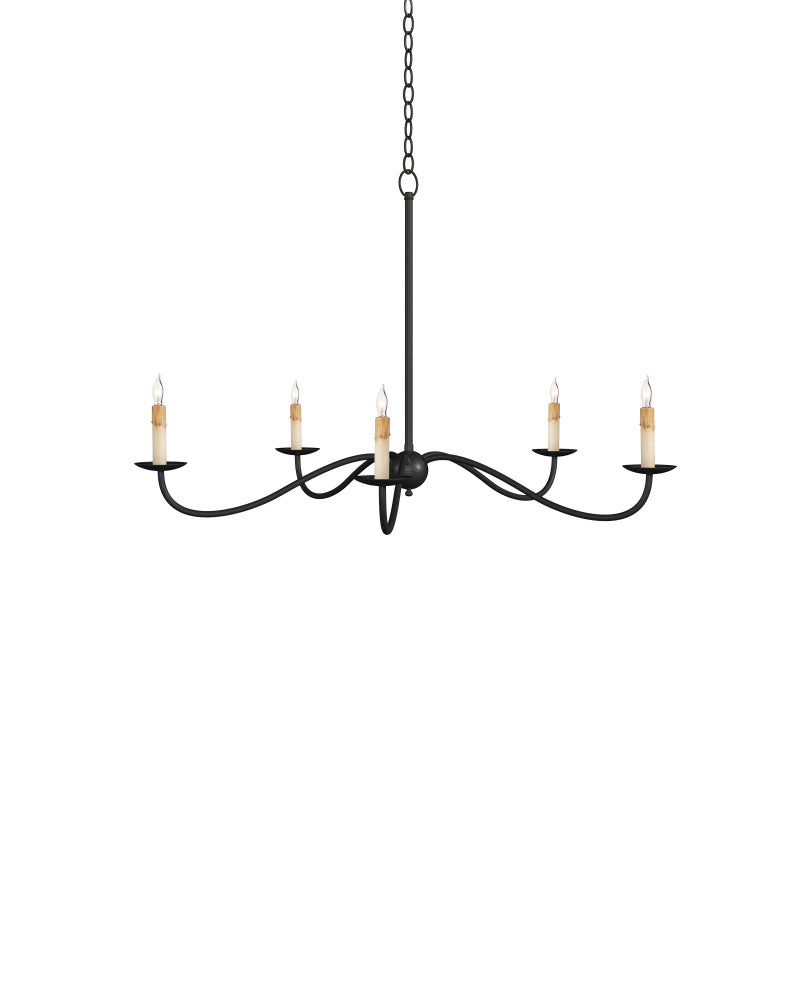 Saxon Small Black Chandelier