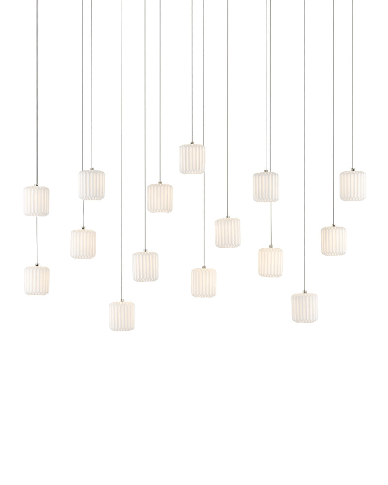 Dove 15-Light Linear Multi-Drop Pendant