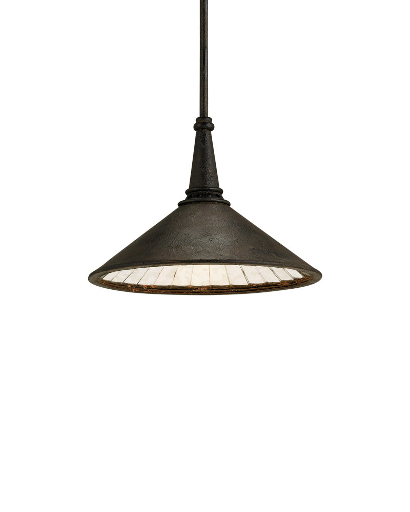 Manuscript Medium Black Pendant