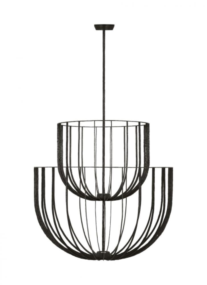 Sanchi Large Two Tier Chandelier
