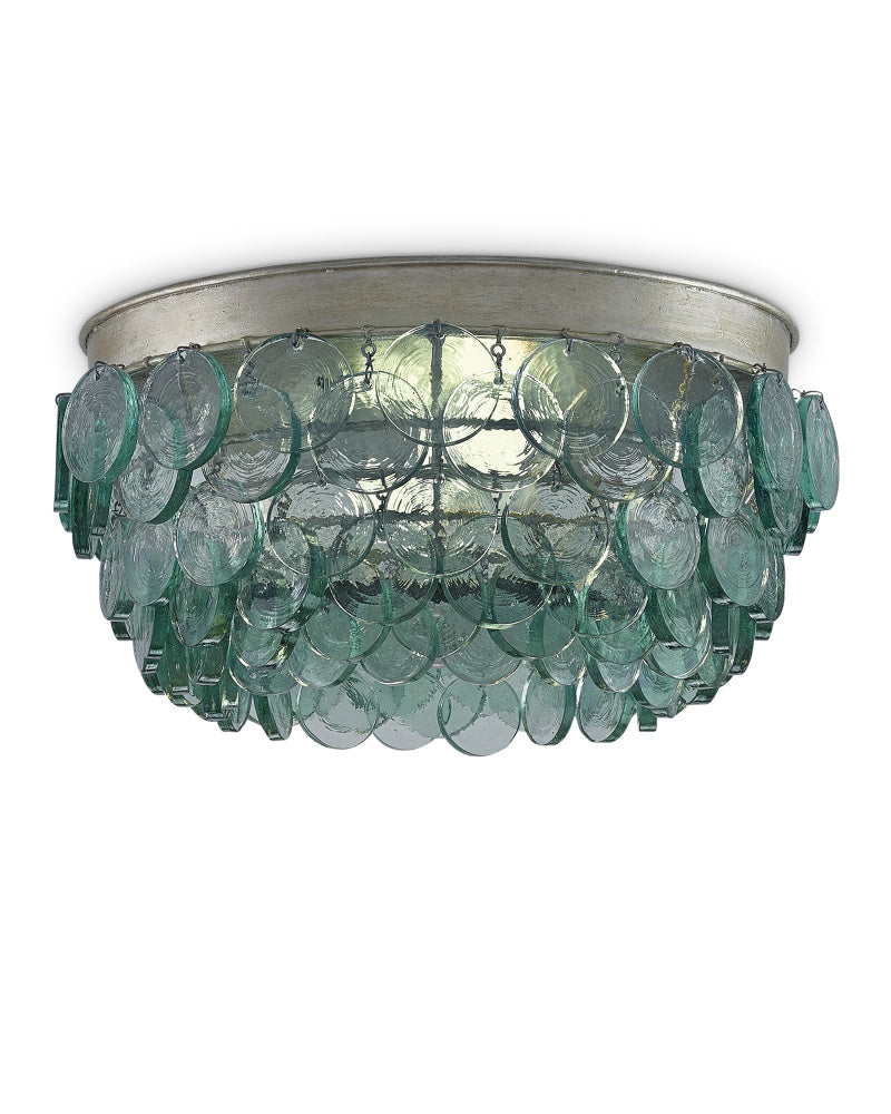 Braithwell Recycled Glass Flush Mount