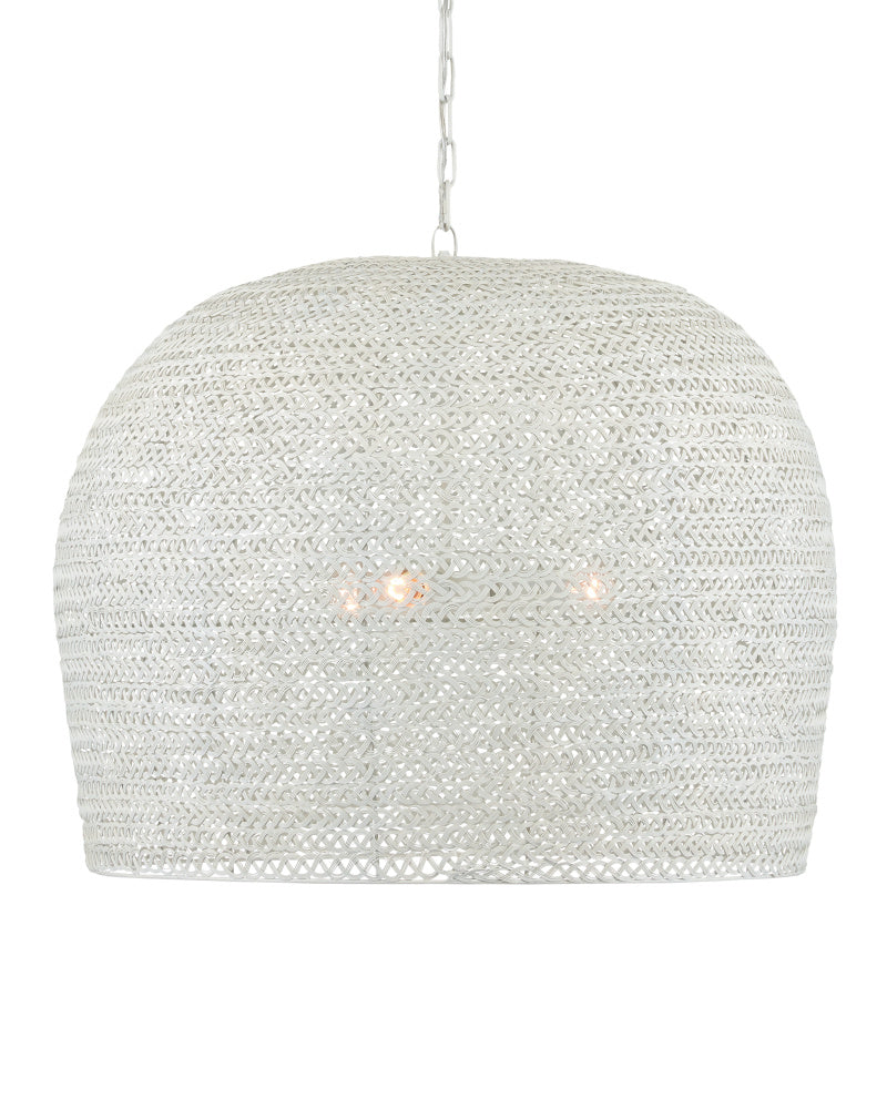 Piero Large White Chandelier